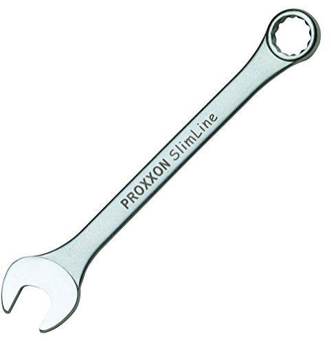 Proxxon 23932 Ring-Maulschlüssel SlimLine Größe 32mm - 15° abgewinkelt auf der Ringseite - Chrom-Vanadium Stahl