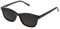 VANLO Lunettes quadrillées 425-ASG avec cadre en acétate noir sur toute la surface, Noir