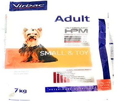 Virbac Veterinary HPM Vet Dog Ad S & Toy Hundefutter, 7 kg
