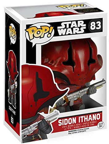 Funko Pop Toy - Star Wars Force Awakens Sidon Ithano Action Figure - Vinyl Bobble Head