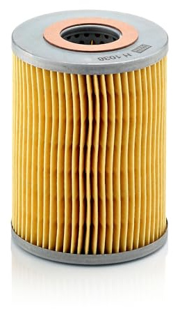 MANN-FILTER, H 1038 Oil Filter | For Passenger Cars, Highest Filtration Performance, Engine Protection, High Quality Sealing, True OE Engineering