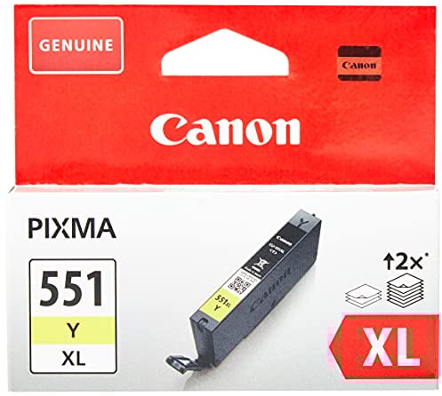 Canon Originaltinte CL-551 Y XL, Größe XL, Gelb, Recyclebare Verpackung