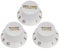 Musiclily Metric Strat Knobs 1 Volume 2 Tone Control Knobs Set for Strat Stratocaster Style Electric Guitar,White
