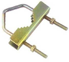 ABRAZADERA PARA MASTIL DE ANTENA DE TELEVISION BALCON.
