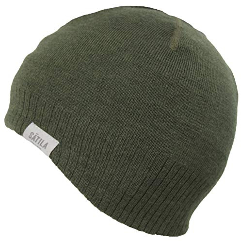 Sätila Damen Herren Mütze Hill Beanie, Farbe:dunkelgrün