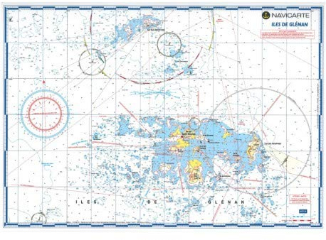 Marine Karte Navicarte Mininav Atlantik Glénan-Inseln