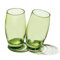Pasabahce De Agua y Zumo Cristal Verde Lima, 500 ML, Juego de 3