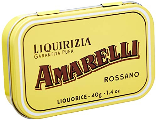 Amarelli Oro Liquirizia Pura Spezzata 40g – Gusto Intenso, Artigianale Italiana, Latta Collezionabile