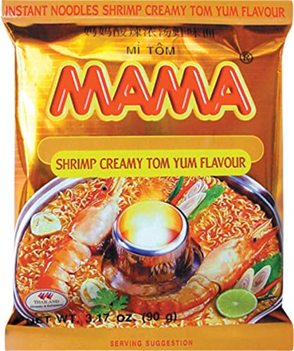 MAMA - Instant Nudeln Garnele Sahnig, 20er pack (20 X 90 GR)