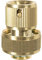 Ribimex PRA/RLB.4218 Raccord rapide Aquastop en laiton 19 mm, or, 3/4