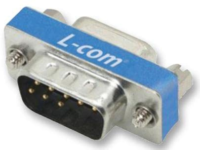 NULL MODEM ADAPTOR, DB9, PLG TO RCPT, D Sub Connector Adapter, Qty.1 | DMA060MF