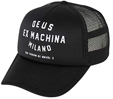 Deus Milano Address Trucker Snapback Cap Größe: One Size Farbe: Schwarz