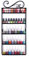 5-Tier Metall Nagellackregal Wandregal Nagellack Regal Öle Organizer Lippenstiftständer Kosmetik Display Nagellackhalter (schwarz)