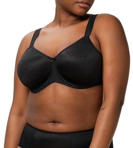 Triumph Essential Minimizer W X Minimizer bra Women's, Black, 34E