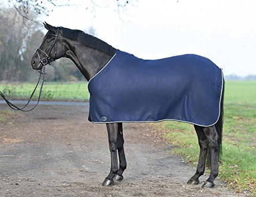 BUSSE Abschwitzdecke SHOW, Rückenlänge 115 cm, rot (silber)