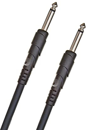 D’Addario Accessories Classic Series Guitar Cable - Instrument Cord with ¼ Inch Ends - Durable & Reliable - Bass or Guitar Cord - Straight End - 10 feet