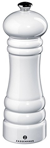Zassenhaus Pfeffermühle Berlin weiss/glänzend 18 cm
