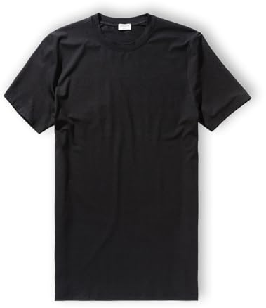 Zimmerli T-Shirt Kurzarm Pureness - T Shirt Herren - aus Modal - Pflegeleicht & Edel - Schwarz, Weiß, Navy, Grau Mélange - für Pures Wohlgefühl - Qualität aus der Schweiz - Größe S-XXL