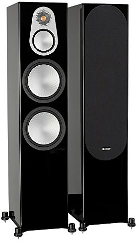 MONITOR AUDIO SILVER 500 6G HIGH GLOSS BLACK COPPIA DIFFUSORI