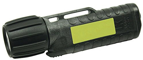 UK Lights Helmlampe 3AA eLED Cpo, nachleuchtendem Streifen, ES/Frontschalter, schwarz 10014N