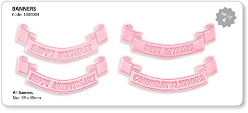 JEM Cutters Banner Cutter & Embosser Set