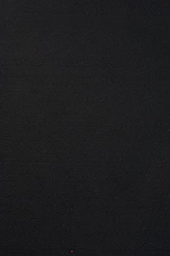 Textilfilz, Stärke 4 mm, B 30 x L 45 cm, filzen basteln Schwarz