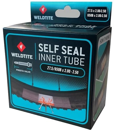WELDTITE Self Sealing Bike Inner Tube, 27.5/650B x 2.00-2.50