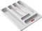 CURVER Range Couverts pour Tiroir de Cuisine - 29 x 36 x 6 cm - Gris