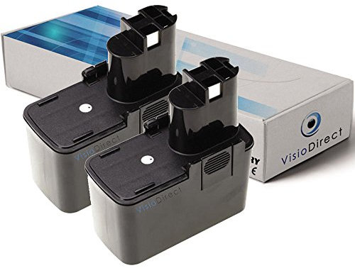 Lot de 2 Batteries pour Bosch GBM perceuse sans Fil 7.2 3000mAh 7.2V - Visiodirect -