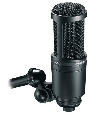 audio technica AT2020 - Microfono a condensatore a elettret