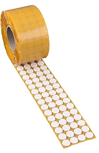 peha Filzgleiter - Parkettgleiter selbstklebend, 3 mm stark, weiß, rund 17 mm (1000 STK.)