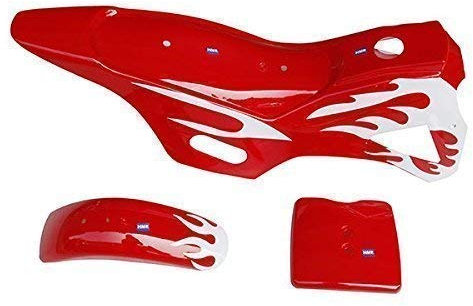 HMParts Pit Bike/Dirt Bike/Mini Cross Verkleidungsset rot