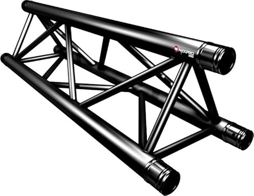 Naxpro-Truss FD 33 Strecke 75 cm RAL9005 - Schwarz - Seidenmatt