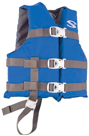 Stearns Kids Life Vest, USCG Approved Type III Life Jacket for Children 30 to 50 lbs, Youth PFD for Boating, Swimming, Watersports, Pool, Beach, & More