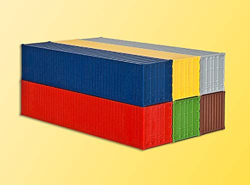 H0 40 ft containers (6 pcs.)