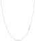 KEZEF Sterling Silver Italian Box Chain Necklace for Women, Girls and Men | Thin and Strong 0.7mm Solid 925 Silver Necklace with Spring Ring Clasp - 20 Inches | 50cm