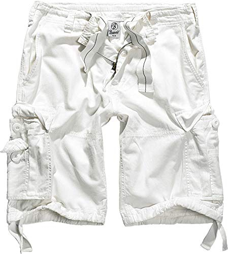 Brandit Vintage Shorts, Farbe: white, Größe: S