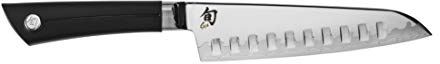 Shun Santokumesser Sora VB0718 Santoku-Messer im asiatischen Stil, NSF-Zertifiziert, handgefertigt in Japan, 17,8 cm, Stahl, metallisch