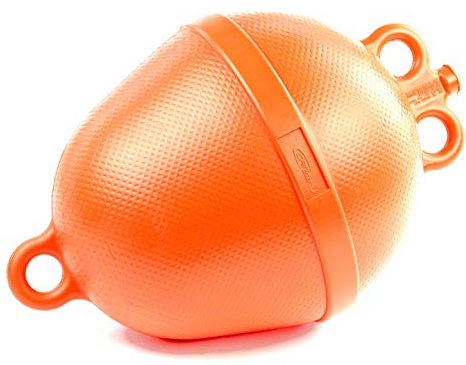 Ankerboje Ø 250 mm Schwimmkörper Auftriebskörper Abgrenzungsboje Orange | Für Boot | Höhe 390 mm