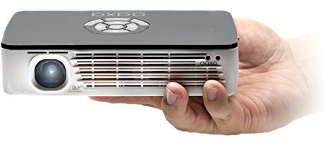 Aaxa P700 WXGA Pico proiettore LED, 650 Lumen, 70 + min batteria, Native 1280 x 800 risoluzione HD, 15,000 ore LED, HDMI, media player, DLP
