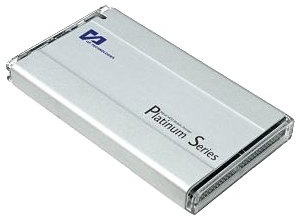 CP Technologies Platinum Series External Enclosure USB 2.0 / Firewire Combo - Storage enclosure - 2.5 - ATA-100 - 100 MBps - FireWire / Hi-Speed USB
