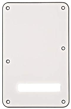 Fender® Stratocaster® Modern-Style Tremolo Backplate - 3-Ply - White