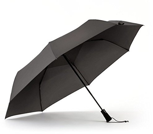 ShedRain WindPro Jumbo-Regenschirm, automatisches Öffnen und Schließen, Dunkelgrau, 15 inch, Kompakt