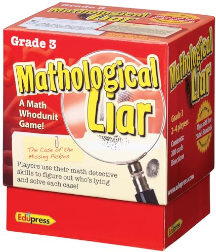 Edupress (EP-3396 Mathological Liar Game, Grade 3