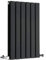 Milano Alpha - Black Horizontal Double Flat Panel Radiator - 635mm x 420mm
