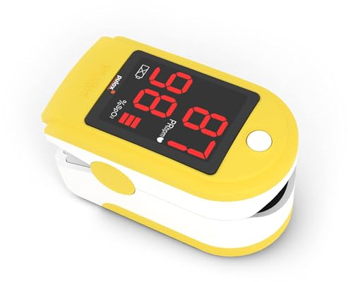 Pulsoximeter PULOX PO-100 Solo in Gelb