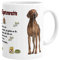 Merchandise for Fans Becher aus Keramik - 330 ml Motiv: Rhodesian Ridgeback mit Spruch Eigentumsrechte (01)