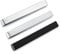 HONEY BEAR Lot de 3 Pinces à Cravate pour Homme Taille normale cravate pour Chemise Cadeaux de mariage d'affaires,5.4cm (Argent brillant+mat+Noir avec boîte)