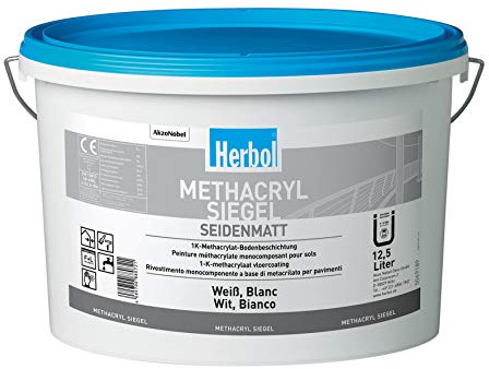 Herbol Methacryl-Siegel RM weiß Seidenmatt 1 Liter
