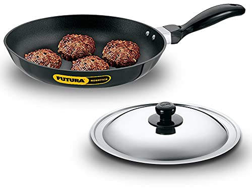 Futura Non-Stick 10-Inch Frying Pan with Stainless Steel Lid